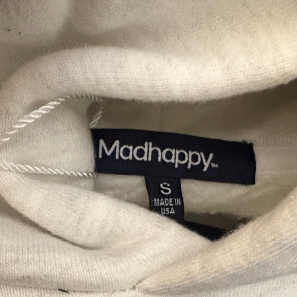 MadHappy Heather Gray Hooded Sweatshirt - Picture 2 of 5